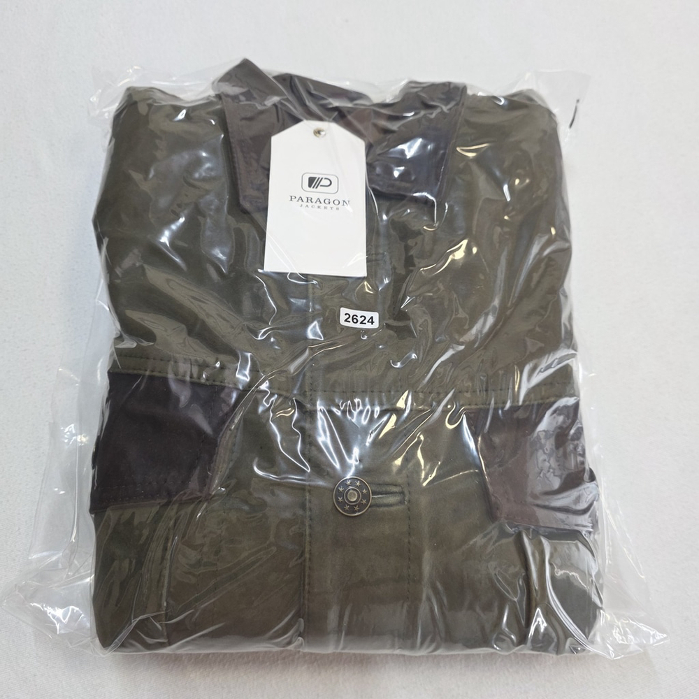 Men's Olive Suede Jacket - Picture 12 of 12